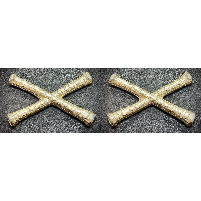 Fregi per Mostrine - Bastoni da Feldmaresciallo (Oro)