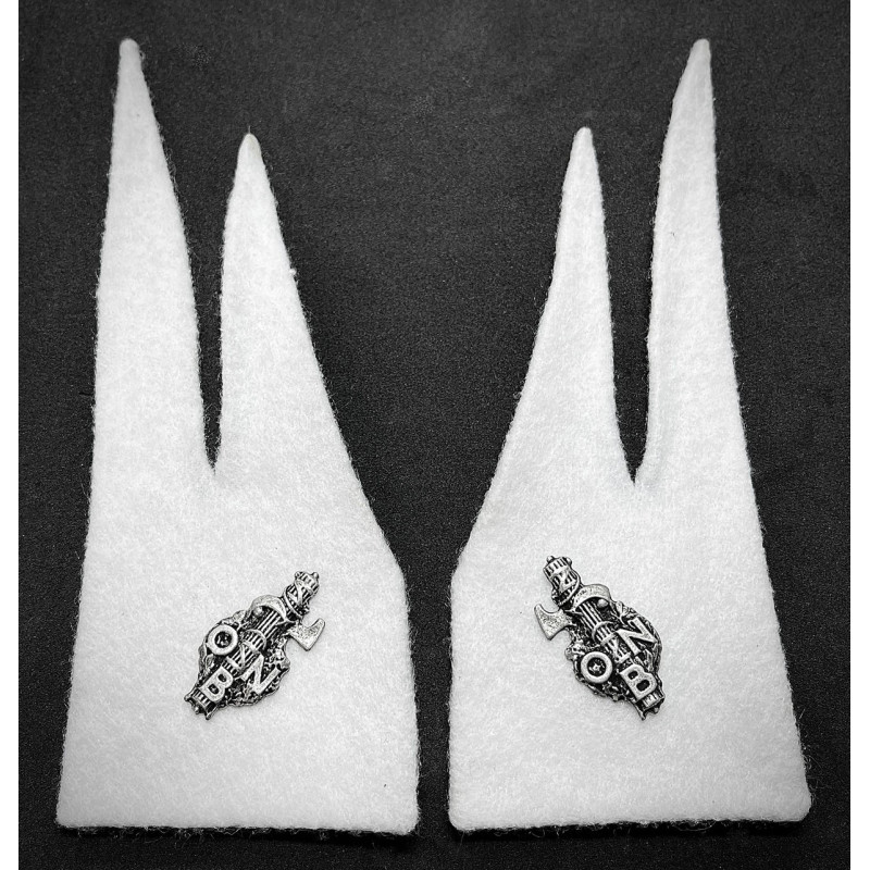 Shoulder Boards - White Flames ONB