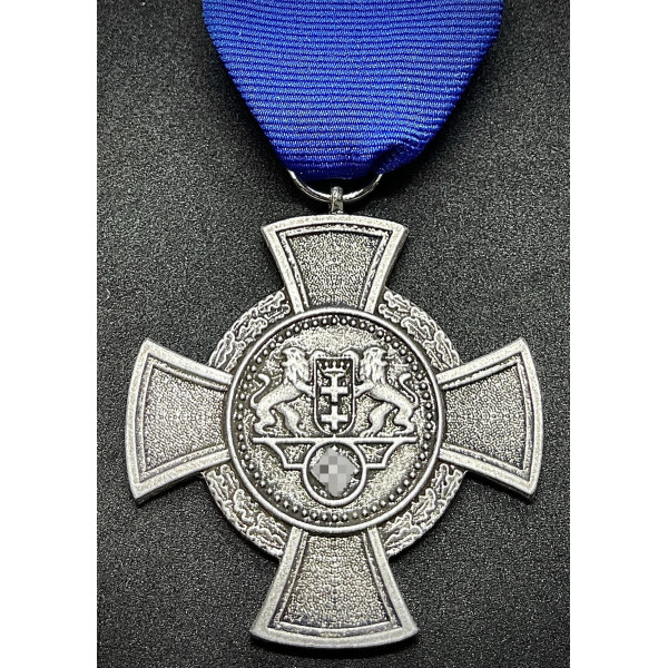 Free City of Danzig Loyalty Service Medal - 25 Years 2