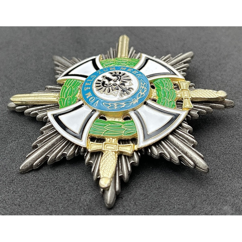 Royal House Order of Hohenzollern - Breast Star of the Commander with Swords