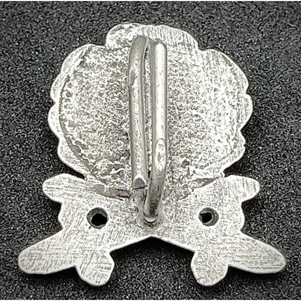 Accessorio per Nastro - Foglie di Quercia d'Argento con Spade e Diamanti 2
