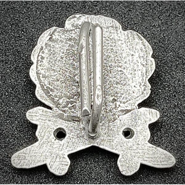 Bandabzeichen - Silbernes Eichenlaub mit Schwertern und Diamanten