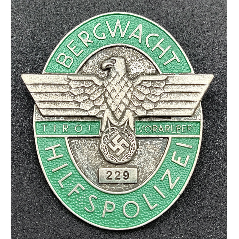 Bergwacht Hilfspolizei Badge