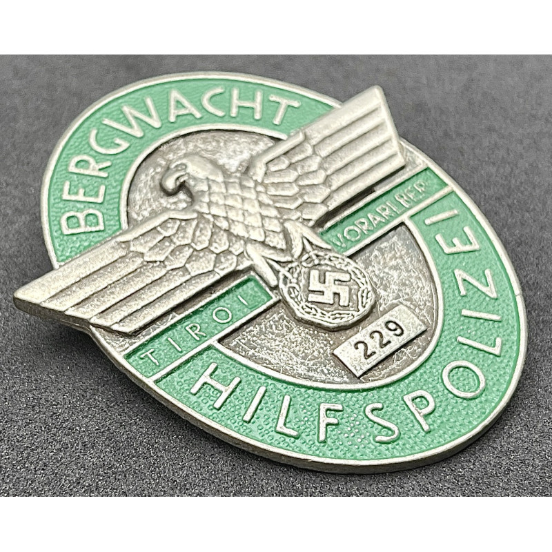 Distintivo Bergwacht Hilfspolizei