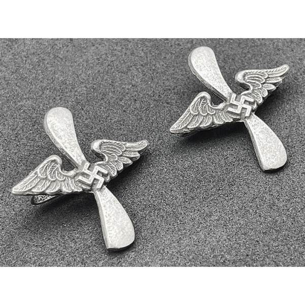 Collar Tabs Insignias - SA and SS Aviation Fliegereinheiten