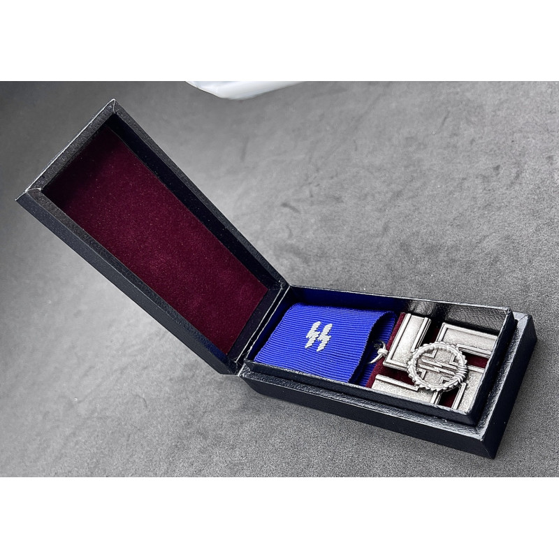 -Scatolina per Medaglia Di Lungo Servizio Nelle SS (Medaglia e nastro non inclusi)