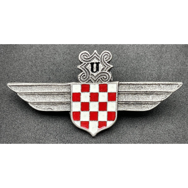 Croatian Air Force Legion Badge (with screw)