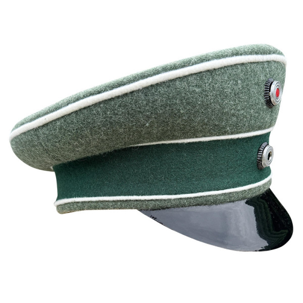 Officers Visor Cap - Cuirassier Regiment "Graf Gessler" (Rhenish) No. 8 - WW1 Germany
