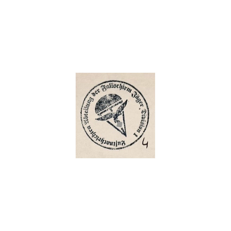 Timbro - Luftnachrichten Abteilung der Fallschirm Jäger Division 1