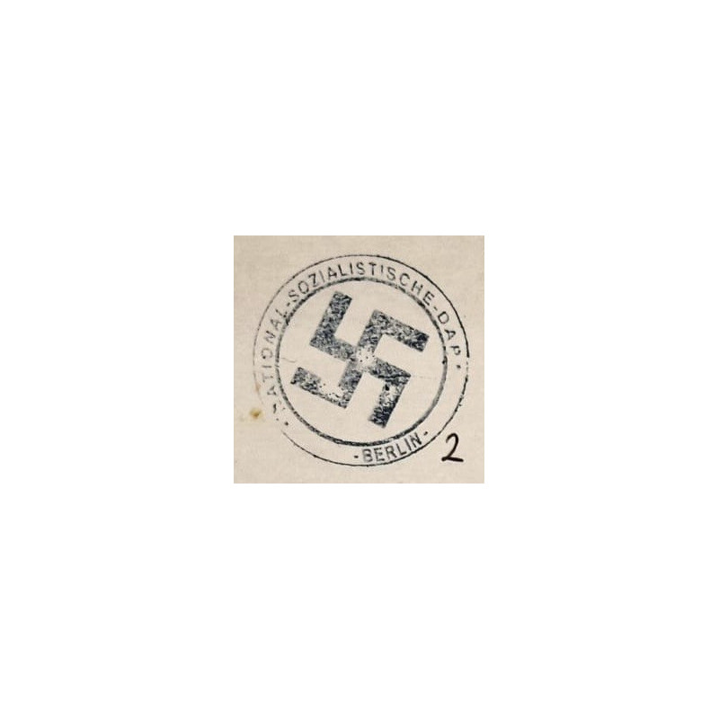 Stamp - Nationalsozialistische DAP Berlin