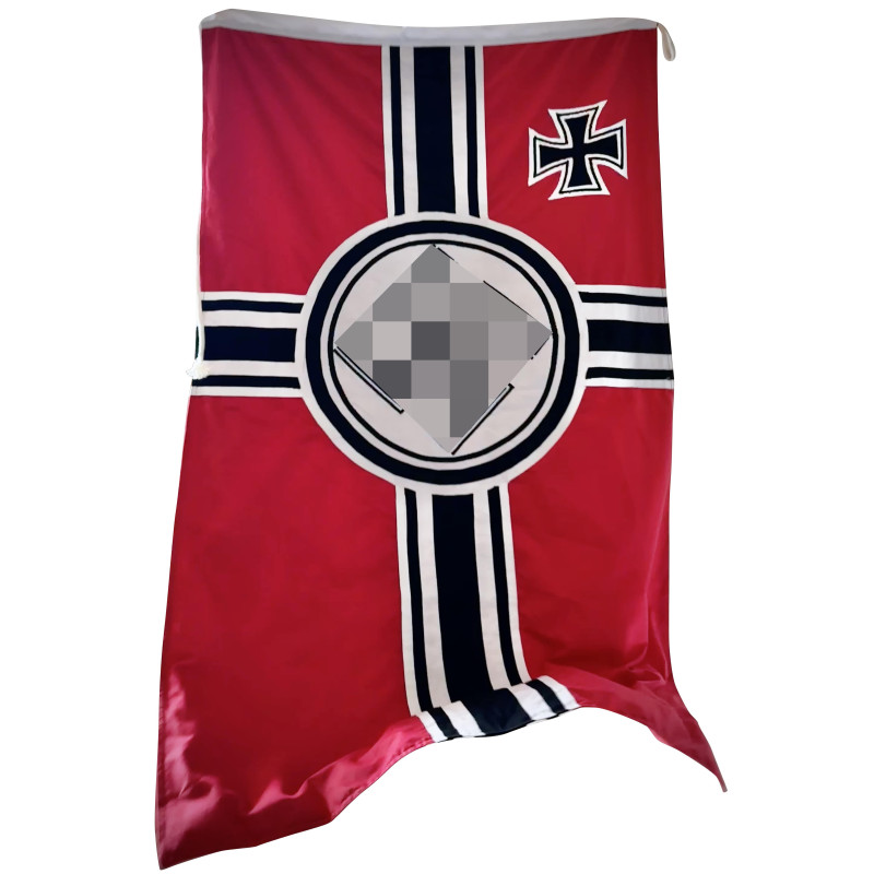 -Fahne - Reichskriegsflagge In mehreren Teilen aus dicker Baumwolle genäht