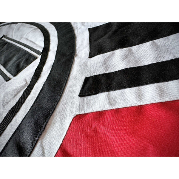 -Fahne - Reichskriegsflagge In mehreren Teilen aus dicker Baumwolle genäht