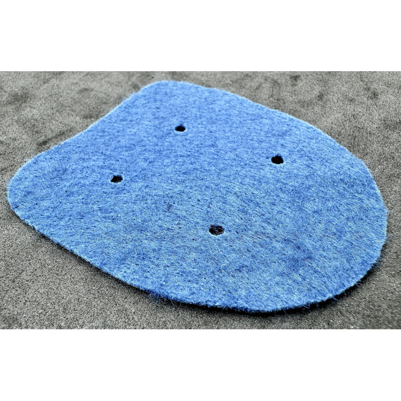 Tessuto in Pannolenci per Scudetti (Blu)