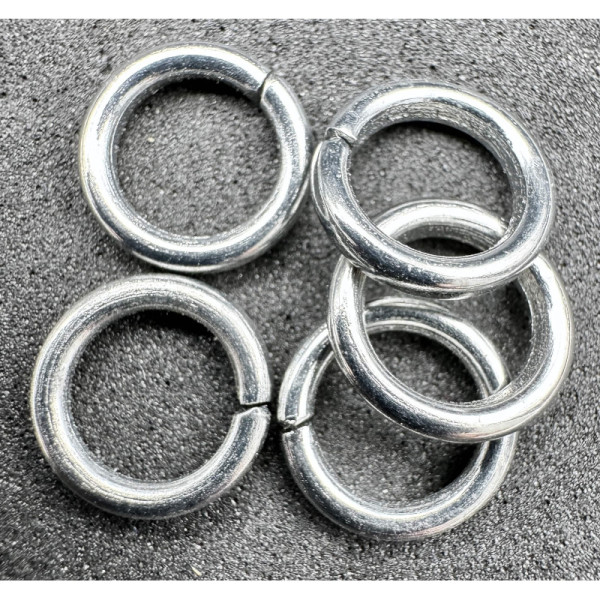 Ringe für Medaillen, Silber - 5 Stücke (9mm)