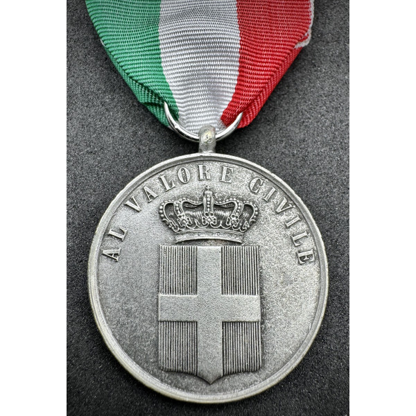 Medaille für bürgerliche Tapferkeit des Königreichs Italien (Silber)