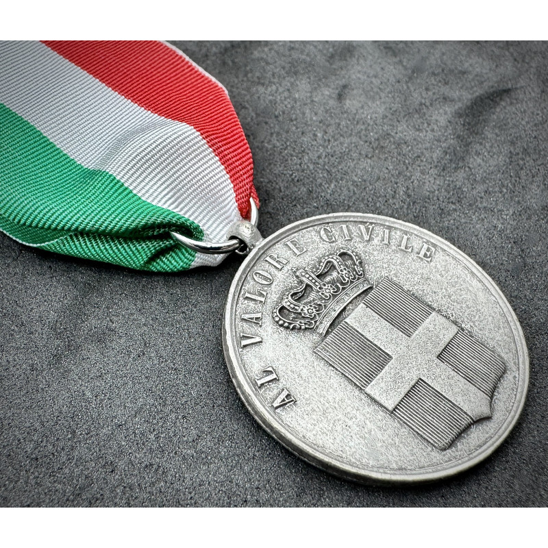 Medaglia al Valore Civile del Regno d'Italia (Argento)