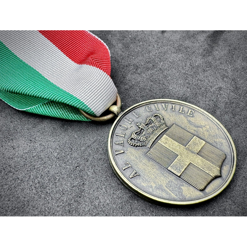 Medal for Civil Valor of the Kingdom of Italy (Bronze)