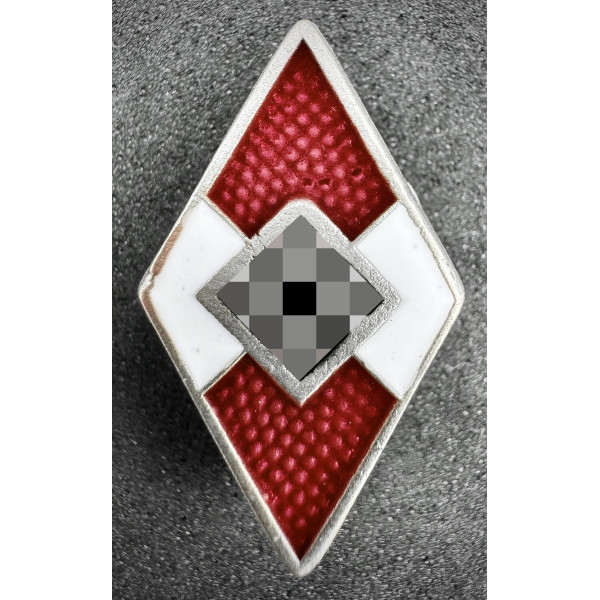 HitlerJugend Badge (Red) 2