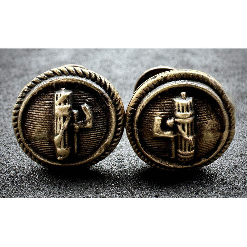Shoulderboard Button - PNF Bronze (Couple) (13mm)