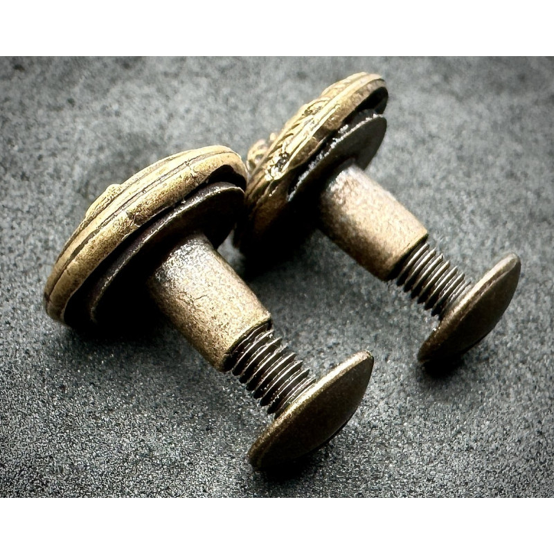 Shoulderboard Button - PNF Bronze (Couple) (13mm)