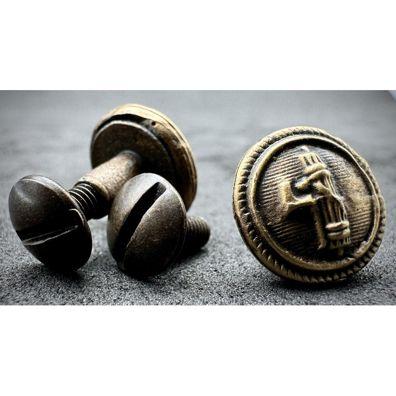 Shoulderboard Button - PNF Bronze (Couple) (13mm)