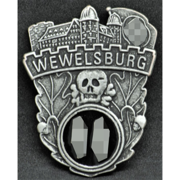 SS Wewelsburg Schloss Gedenkabzeichen (mit Brosche)