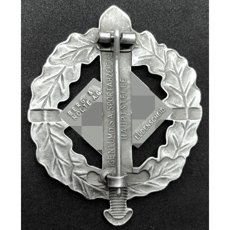 Distintivo Di Reparto Sportivo Militare Delle SA (Argento)