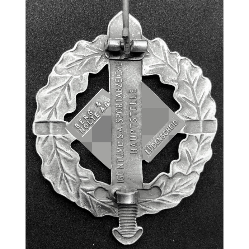 Distintivo Di Reparto Sportivo Militare Delle SA (Argento)
