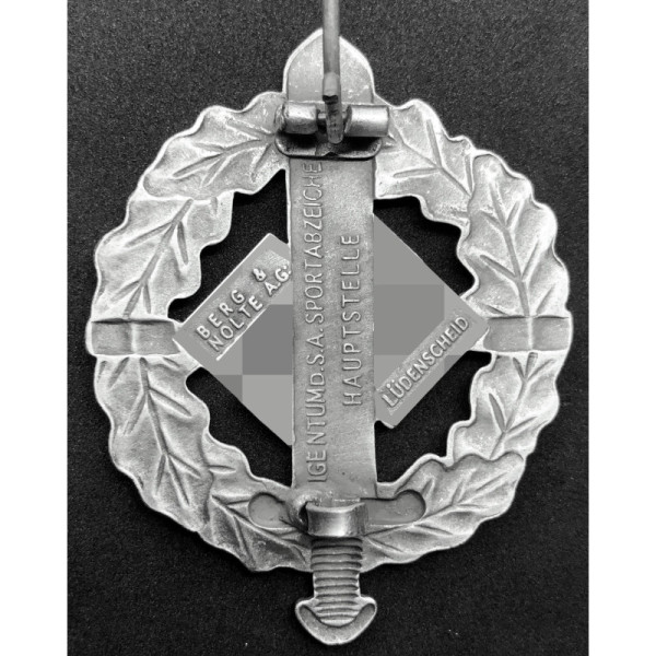 Distintivo Di Reparto Sportivo Militare Delle SA (Argento)