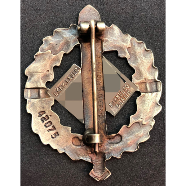 Distintivo Di Reparto Sportivo Militare Delle SA (Bronzo)