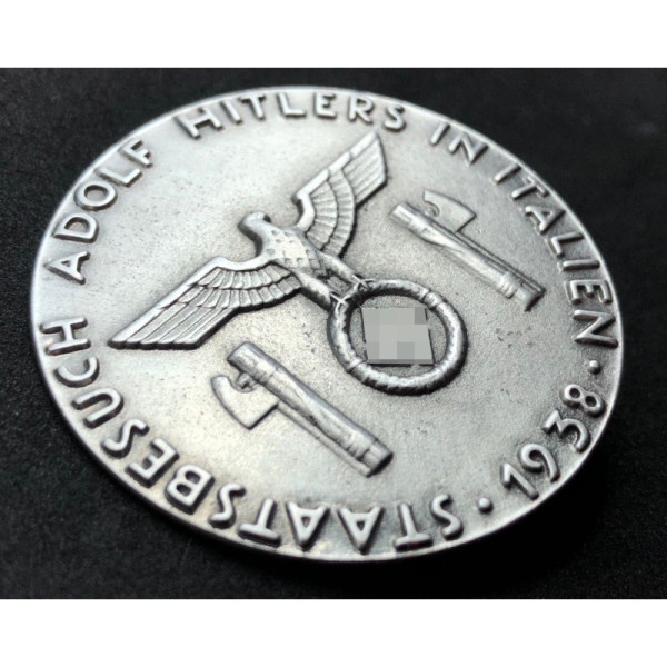 Badge Commemorativo Della Visita In Italia Di Hitler