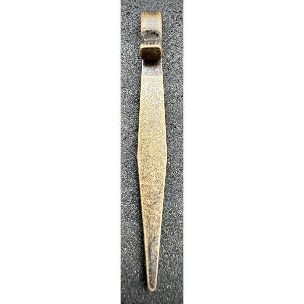 Flache Anstecknadel für Abzeichen und Medaillen (Bronze)