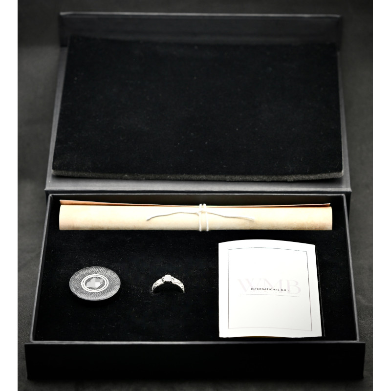 •925 Silber• SS-Ehrenring (Totenkopfring) von Kurt „Panzer“ Meyer