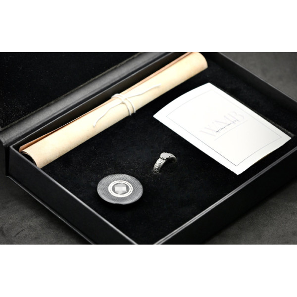 - 925 Silver• SS Honour Ring (Totenkopfring) - CUSTOMIZED