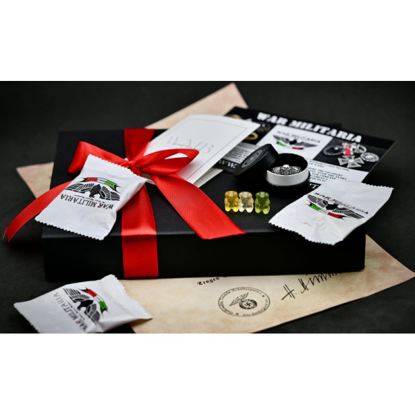 - Argento 925• SS-Ehrenring (Totenkopfring) - PERSONALIZZATO