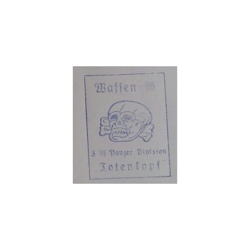 Stamp - Waffen-SS - 3 SS Panzer Division „Totenkopf"