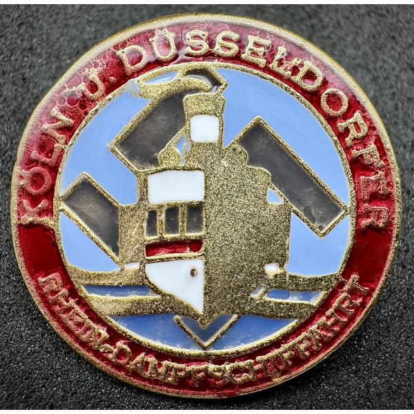 Distintivo Koln u. Dusseldorfer Rhein Dampfschiffahrt