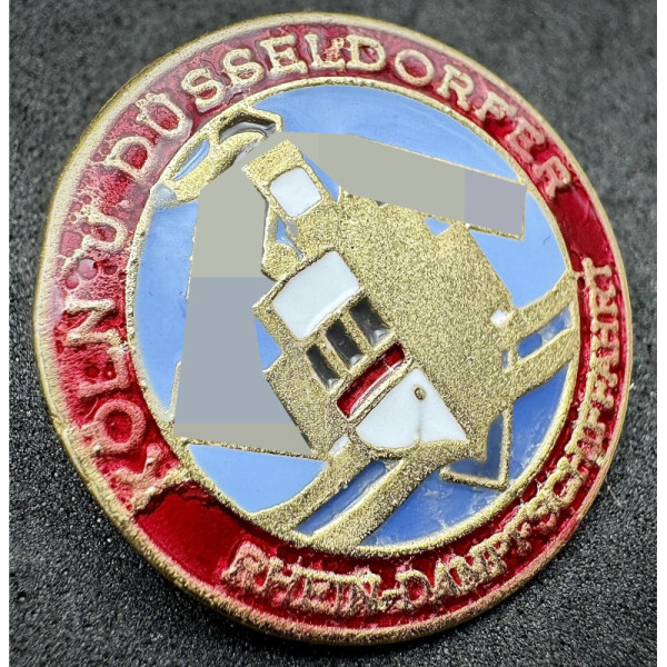 Distintivo Koln u. Dusseldorfer Rhein Dampfschiffahrt