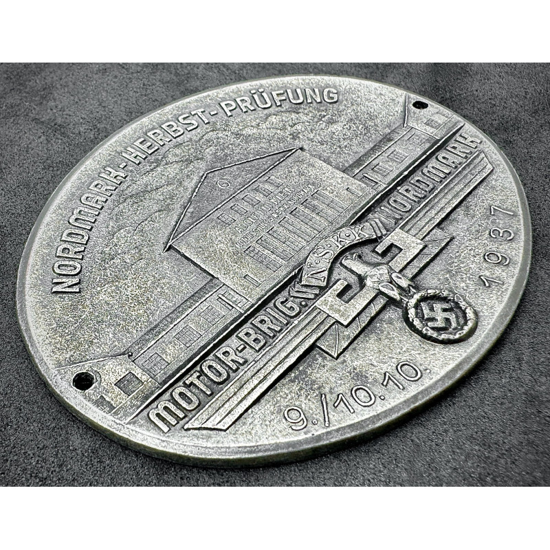 NSKK Participant Plaque - Nordmark Autumn Test 1937