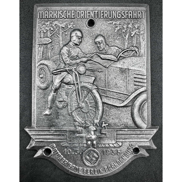 Placca NSKK per Partecipanti all'Evento di Orientamento di Brandeburgo 1935