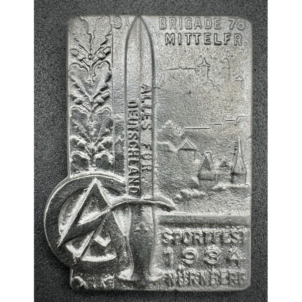 Distintivo "Festival dello Sport Brigata SA 78 Media Franconia 1934 Norimberga"