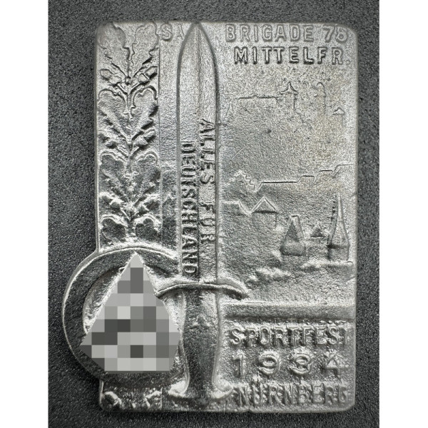 Distintivo "Festival dello Sport Brigata SA 78 Media Franconia 1934 Norimberga"