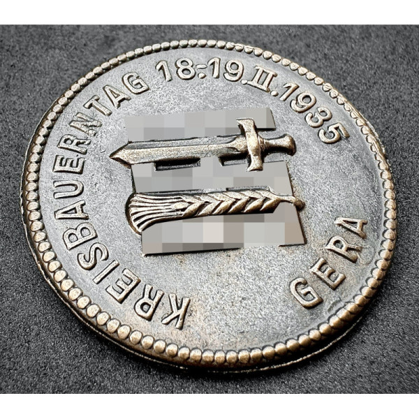 Commemorative Badge of the Kreisbauerntag of Gera 1935