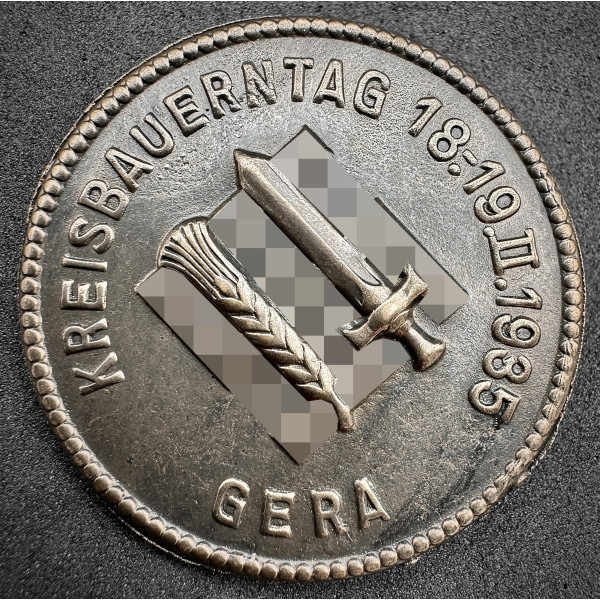 Distintivo Commemorativo del Kreisbauerntag di Gera 1935 2