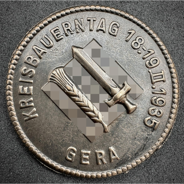 Distintivo Commemorativo del Kreisbauerntag di Gera 1935