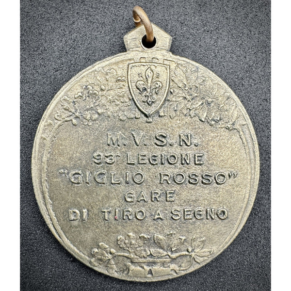 Medaille für Teilnehmer an Schießwettbewerben - MVSN 93. Legion „Giglio Rosso“