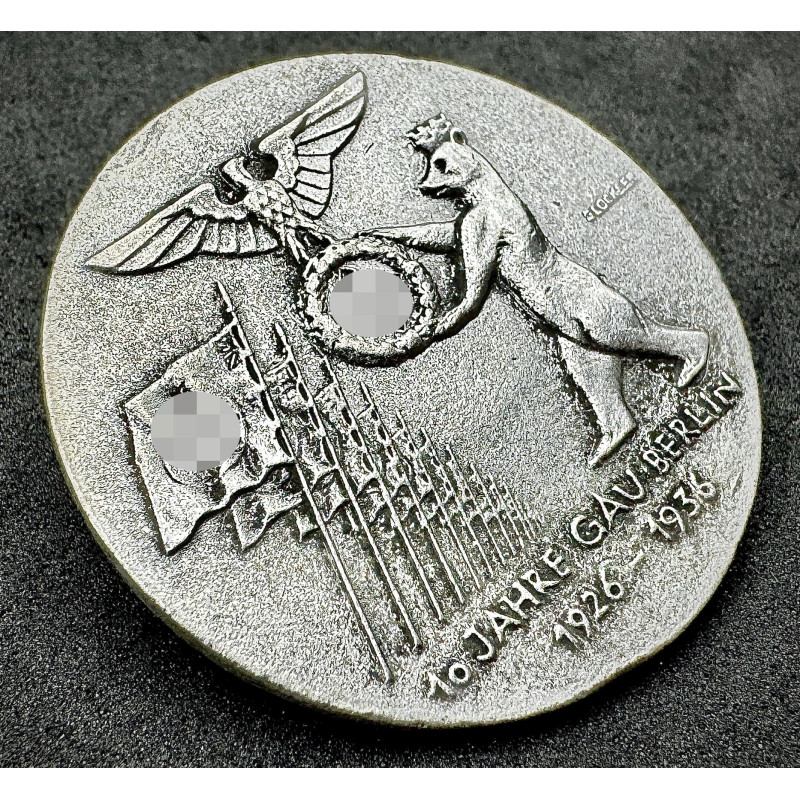 Treffabzeichen 10 Jahre Gau Berlin 1926-1936