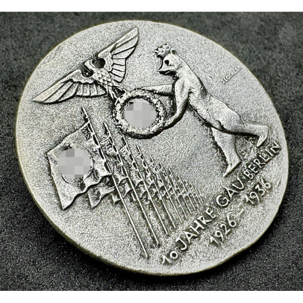 Meeting Badge 10 Years Gau Berlin 1926-1936