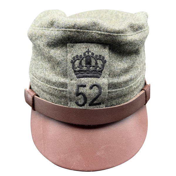 Italian Model 1909 Troop Field Cap BROWN - 52nd Infantry Regiment “Alpi” Brigade