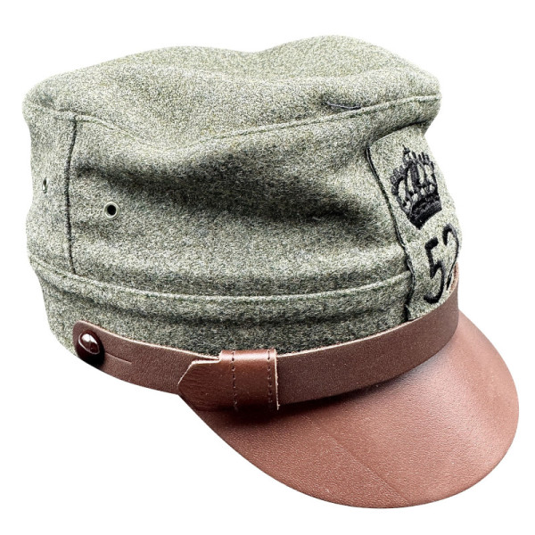 Berretto Modello 1909 da Truppa MARRONE - 52° Reggimento di fanteria Brigata “Alpi”